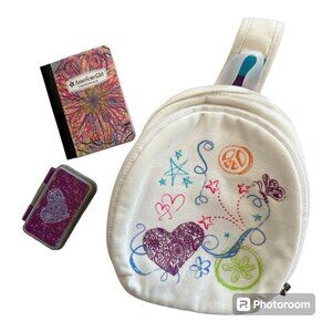 American Girl Doll Doodle Backpack Set